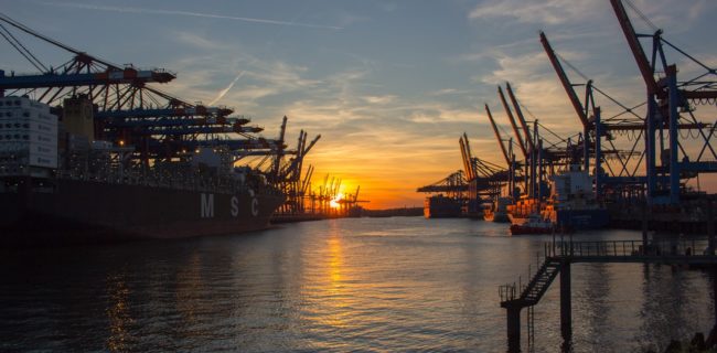Les grues portuaires
